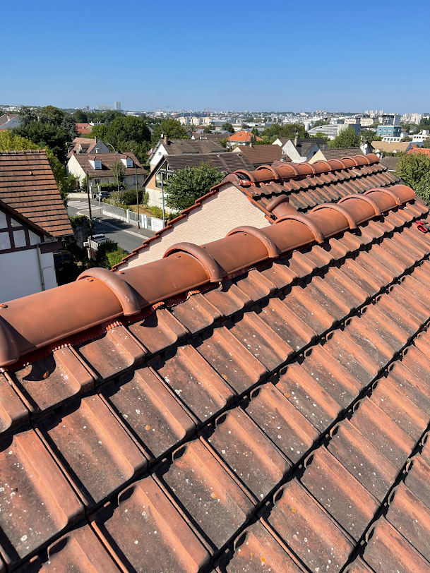 Rénovation toi en tuile à Clamart dans les Hauts de Seine